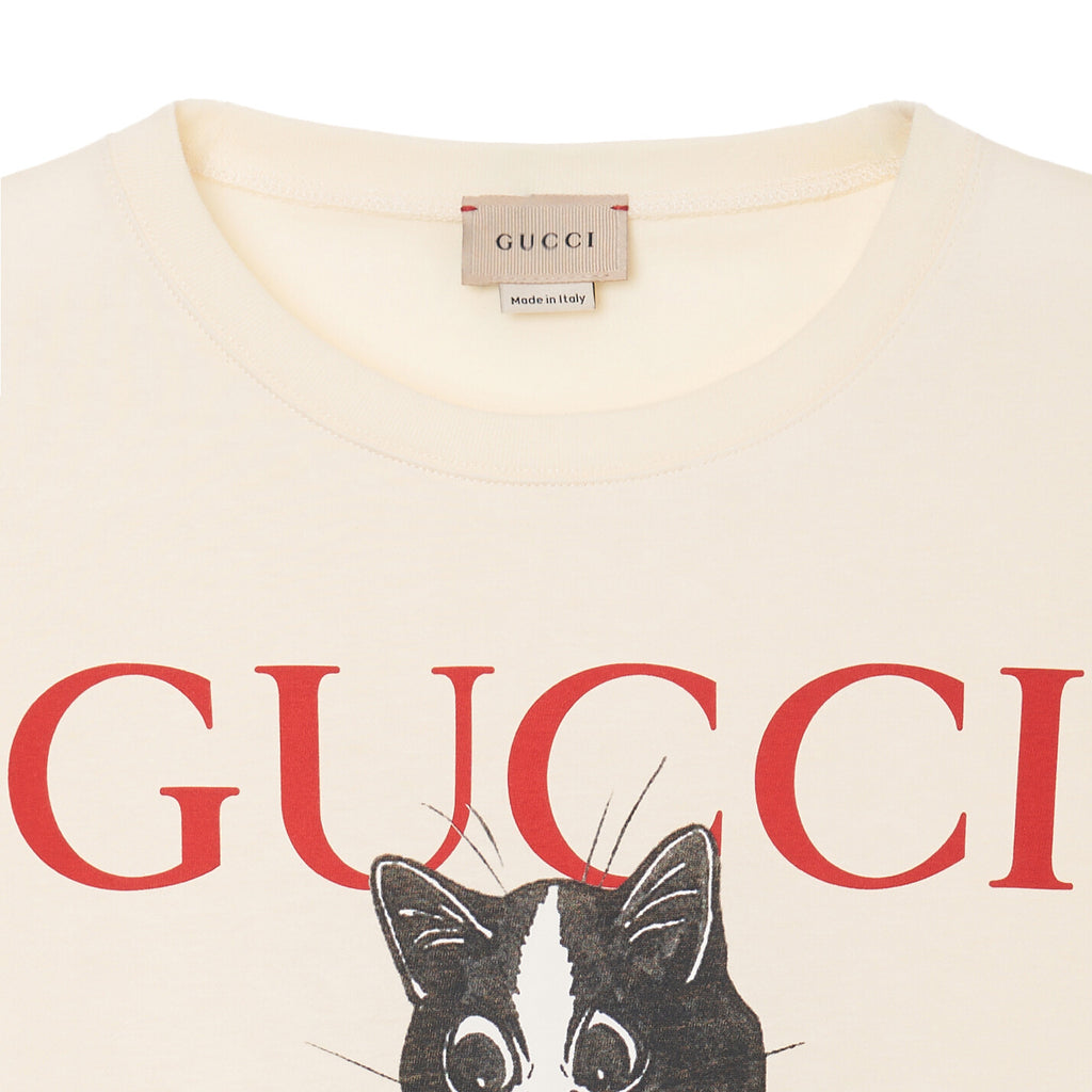 GUCCI Kaos Logo Seri Huruf, Unisex, COD '"    '"  G-36