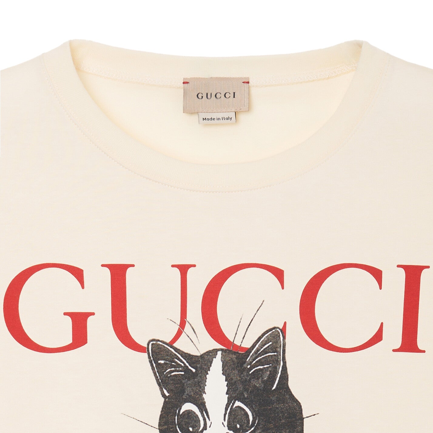 GUCCI Kaos Logo Seri Huruf, Unisex, COD '"    '"  G-36