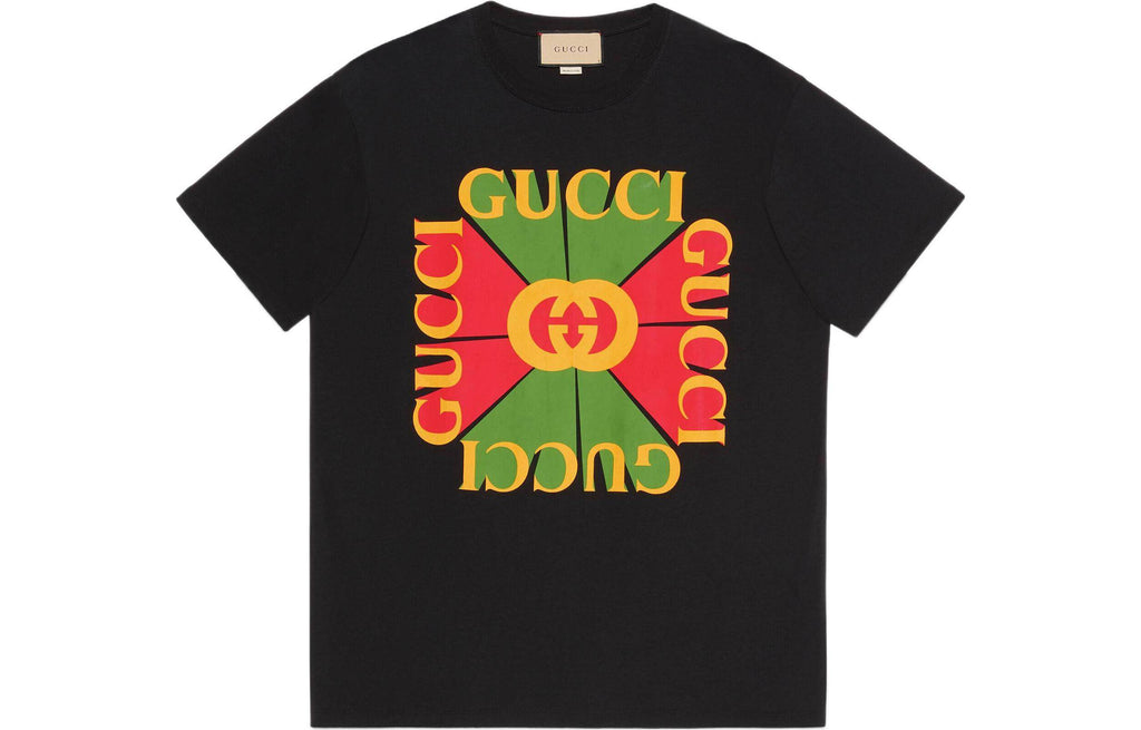 GUCCI Kaos Logo Seri Huruf, Unisex, COD '"    '"  G-55