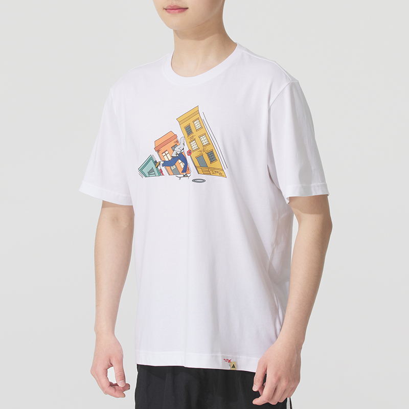 adidas Kaos Logo Seri Huruf, Unisex, COD '" AD-7