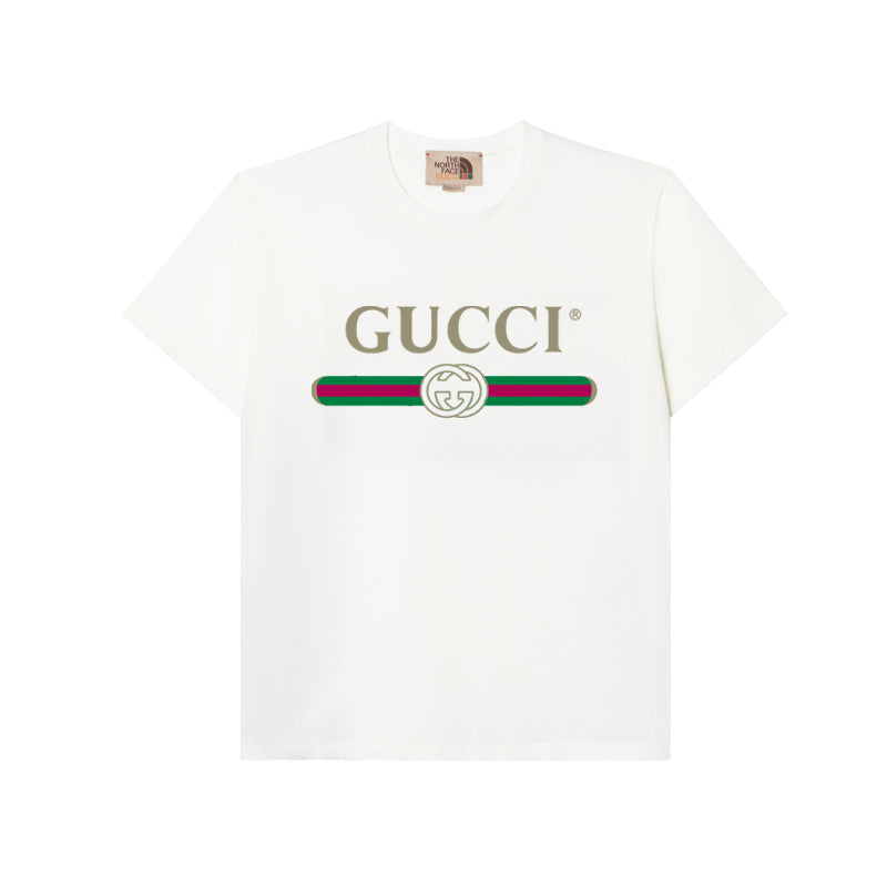 GUCCI Kaos Logo Seri Huruf, Unisex, COD '"  G-12-1