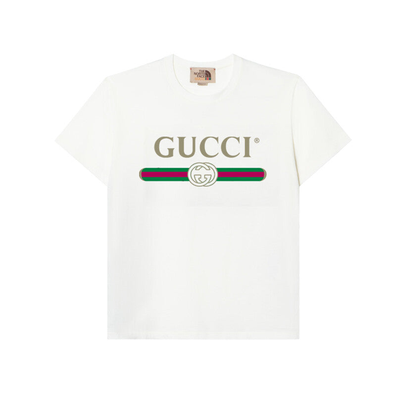 GUCCI Kaos Logo Seri Huruf, Unisex, COD '"  G-12-1