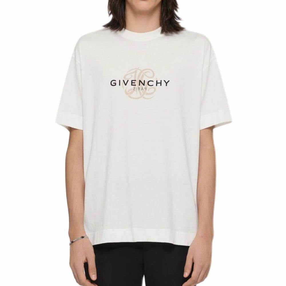 Kaos Givenchy Bermotif, Unisex -J-41