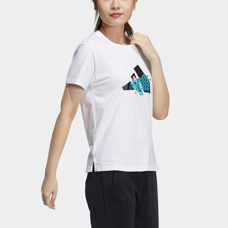 adidas Kaos Logo Seri Huruf, Unisex, COD '" AD-32