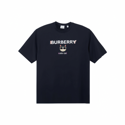 Burberry Kaos Logo Seri Huruf, Unisex, COD '"B-19