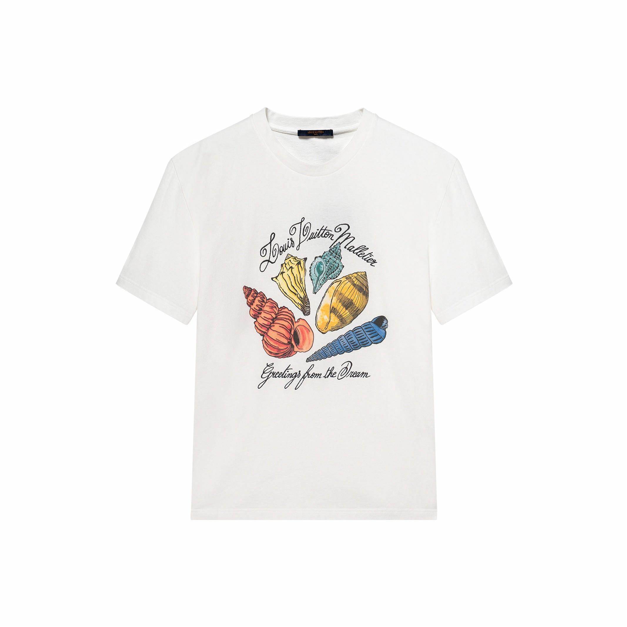 LV Kaos Logo Seri Huruf, Unisex, COD '-L-08