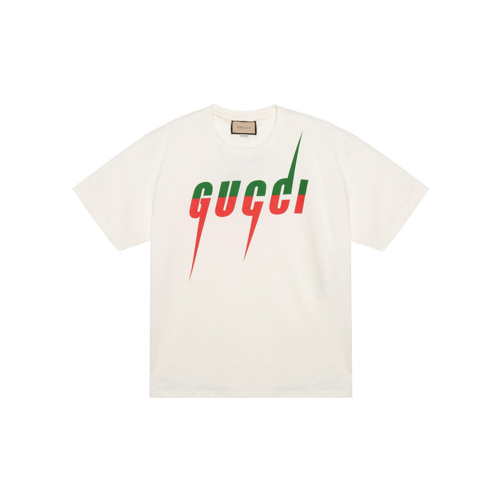 GUCCI Kaos Logo Seri Huruf, Unisex, COD '"    '"  G-35
