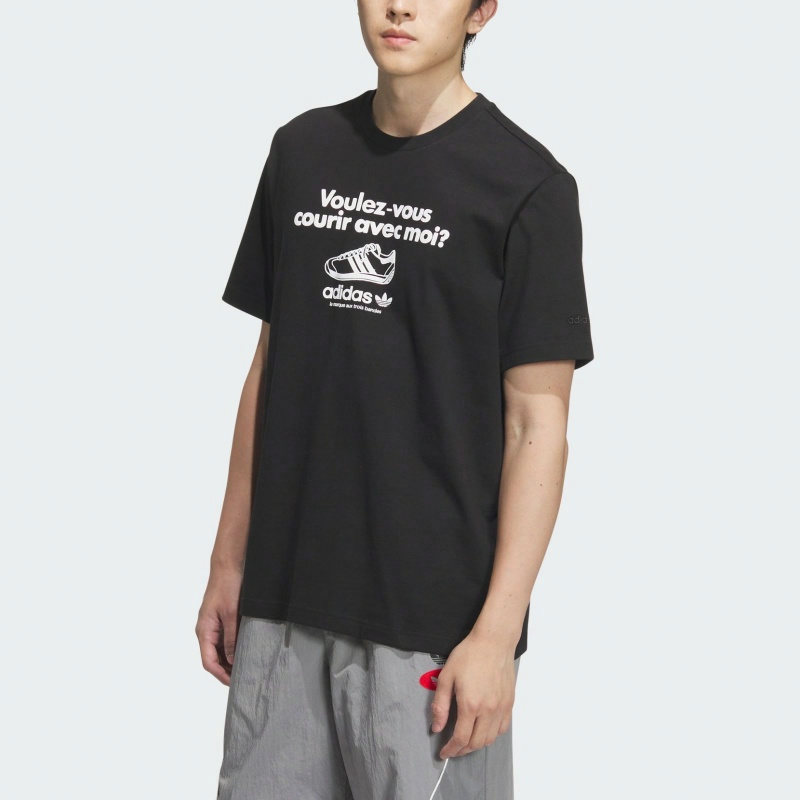 adidas Kaos Logo Seri Huruf, Unisex, COD '" AD-63