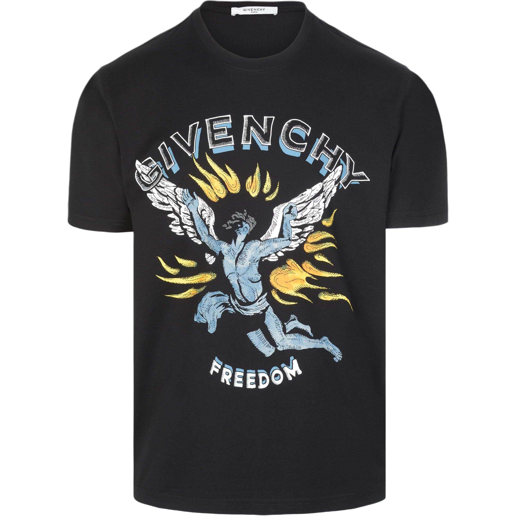 Kaos Givenchy Bermotif, Unisex -J-52