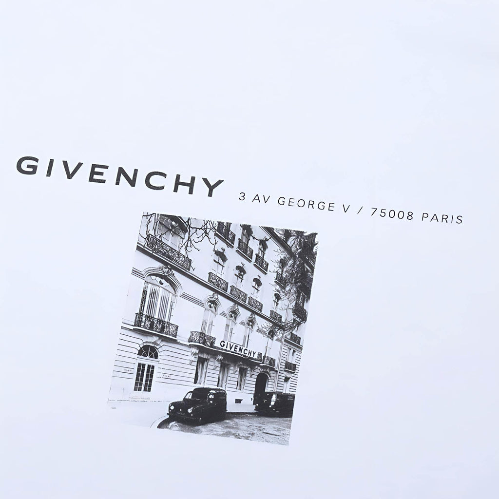 Kaos Givenchy Bermotif, Unisex -J-44