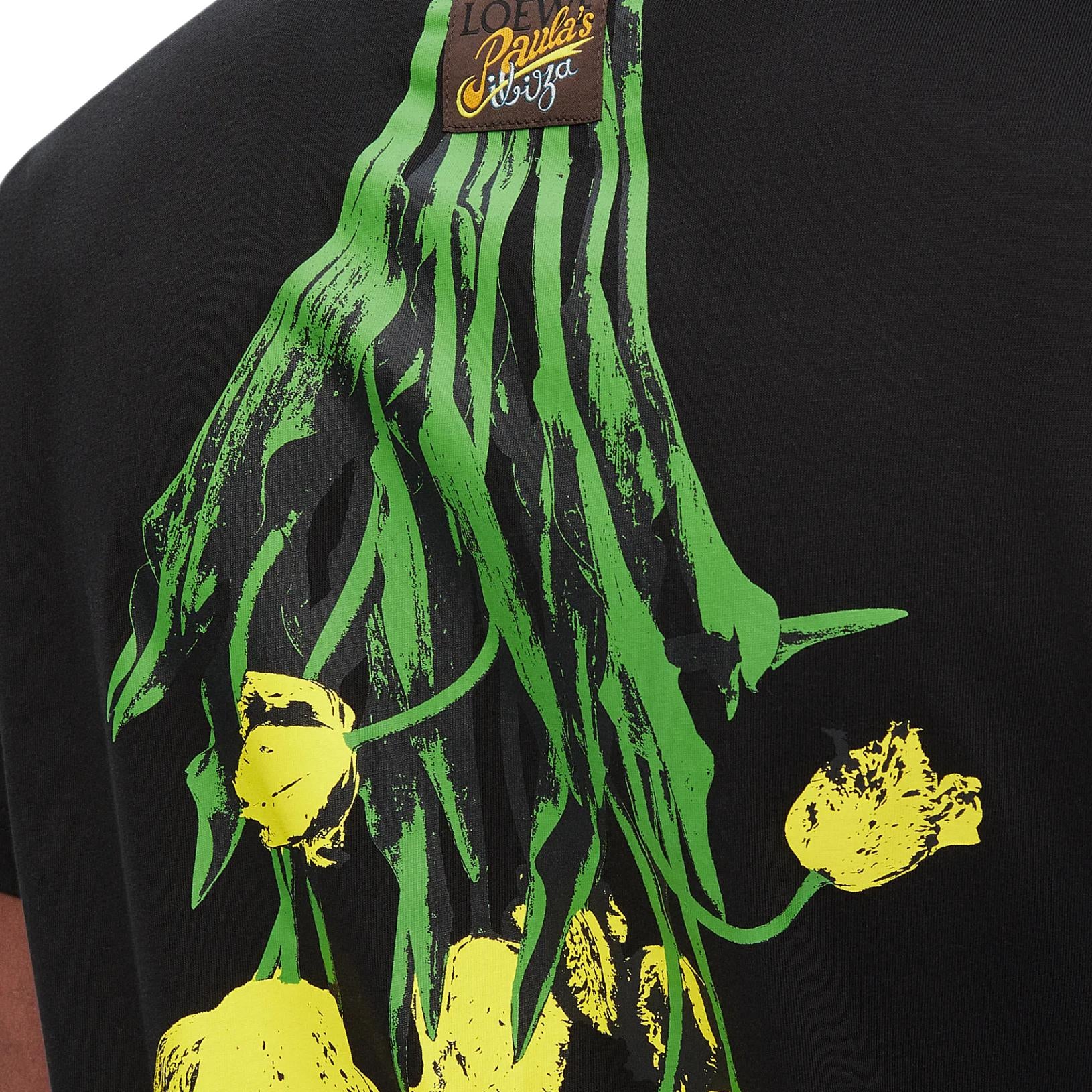 Kaos Pendek LOEWE dengan Motif Gambar/Cetak, Cocok untuk Pria dan Wanita -LE-23