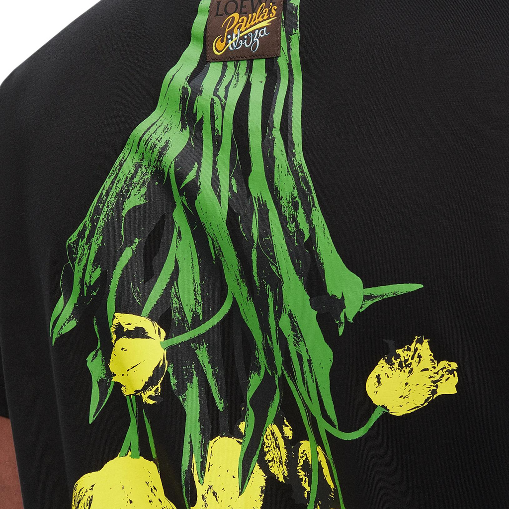 Kaos Pendek LOEWE dengan Motif Gambar/Cetak, Cocok untuk Pria dan Wanita -LE-23