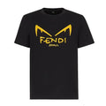 Kaos Pendek FENDI dengan Motif Gambar/Cetak, Cocok untuk Pria dan WanitaF-12