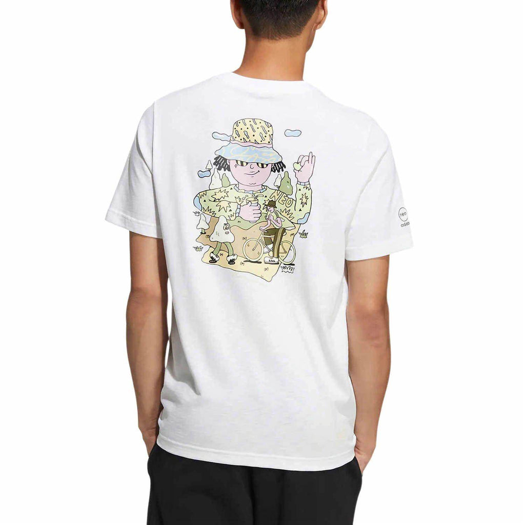 adidas Kaos Logo Seri Huruf, Unisex, COD '" AD-10