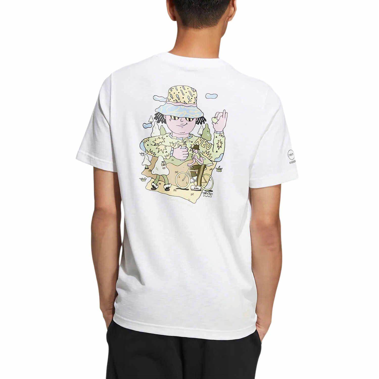 adidas Kaos Logo Seri Huruf, Unisex, COD '" AD-10