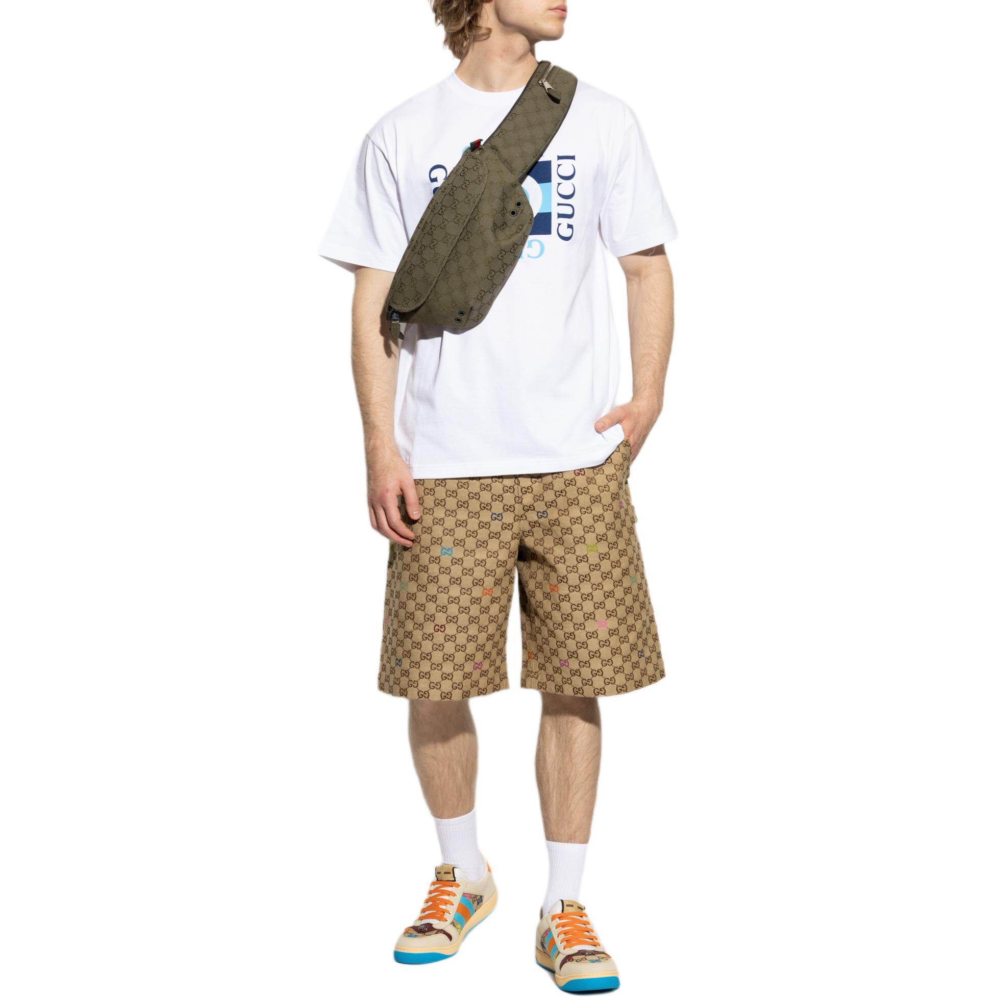 GUCCI Kaos Logo Seri Huruf, Unisex, COD '"    '"  G-03