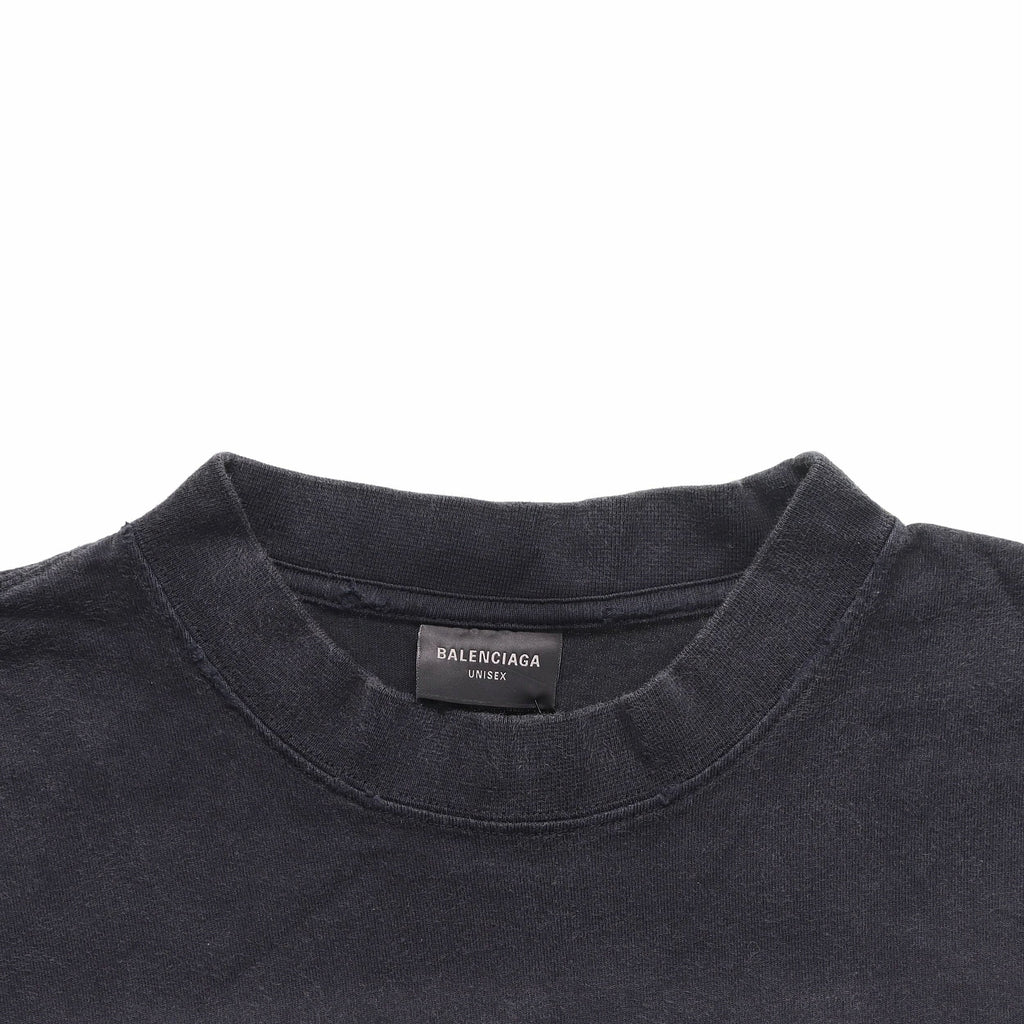 Kaos Pendek Balenciaga dengan Motif Gambar/Cetak, Cocok untuk Pria dan Wanita -BL-22