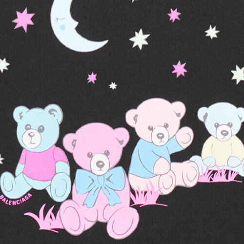 Kaos Pendek Balenciaga dengan Motif Gambar/Cetak, Cocok untuk Pria dan Wanita -BL-06