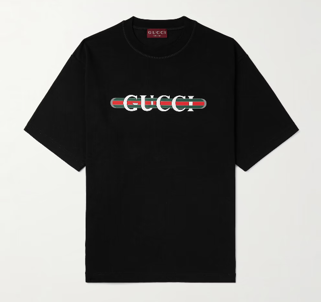 GUCCI Kaos Logo Seri Huruf, Unisex, COD '"    '"  G-04