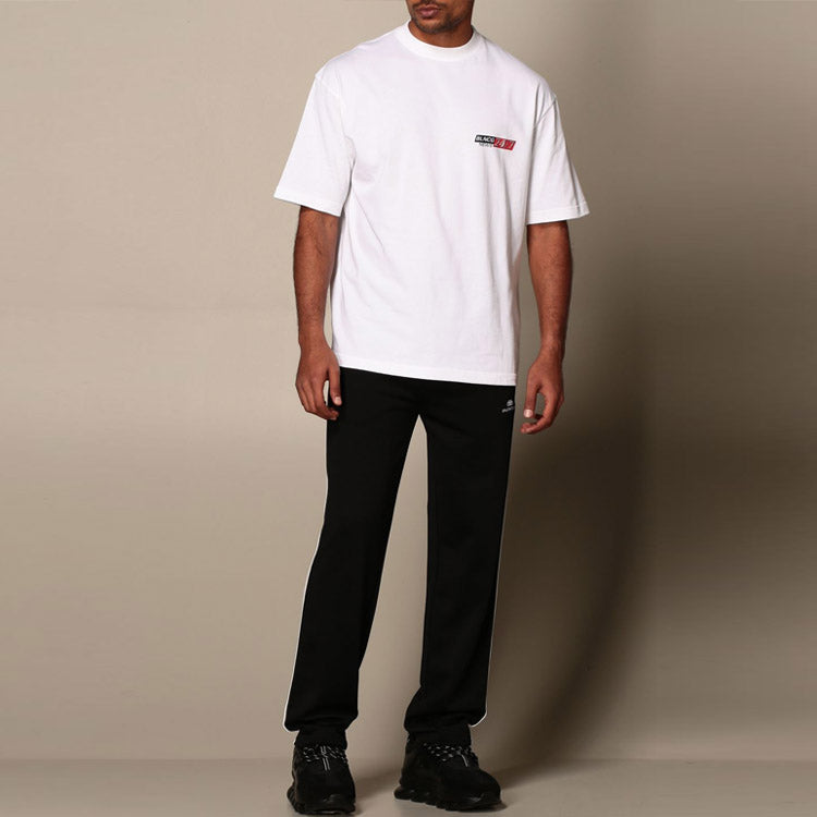 Kaos Pendek Balenciaga dengan Motif Gambar/Cetak, Cocok untuk Pria dan Wanita -BL-52