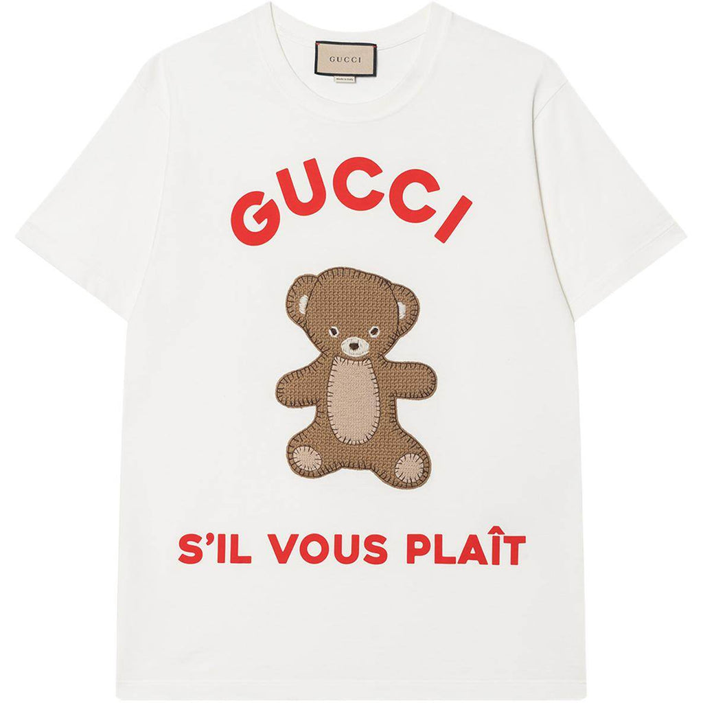 GUCCI Kaos Logo Seri Huruf, Unisex, COD '"    '"  G-57