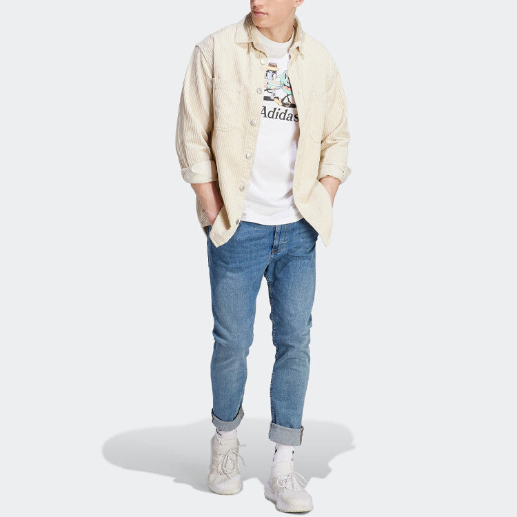 adidas Kaos Logo Seri Huruf, Unisex, COD '" AD-28