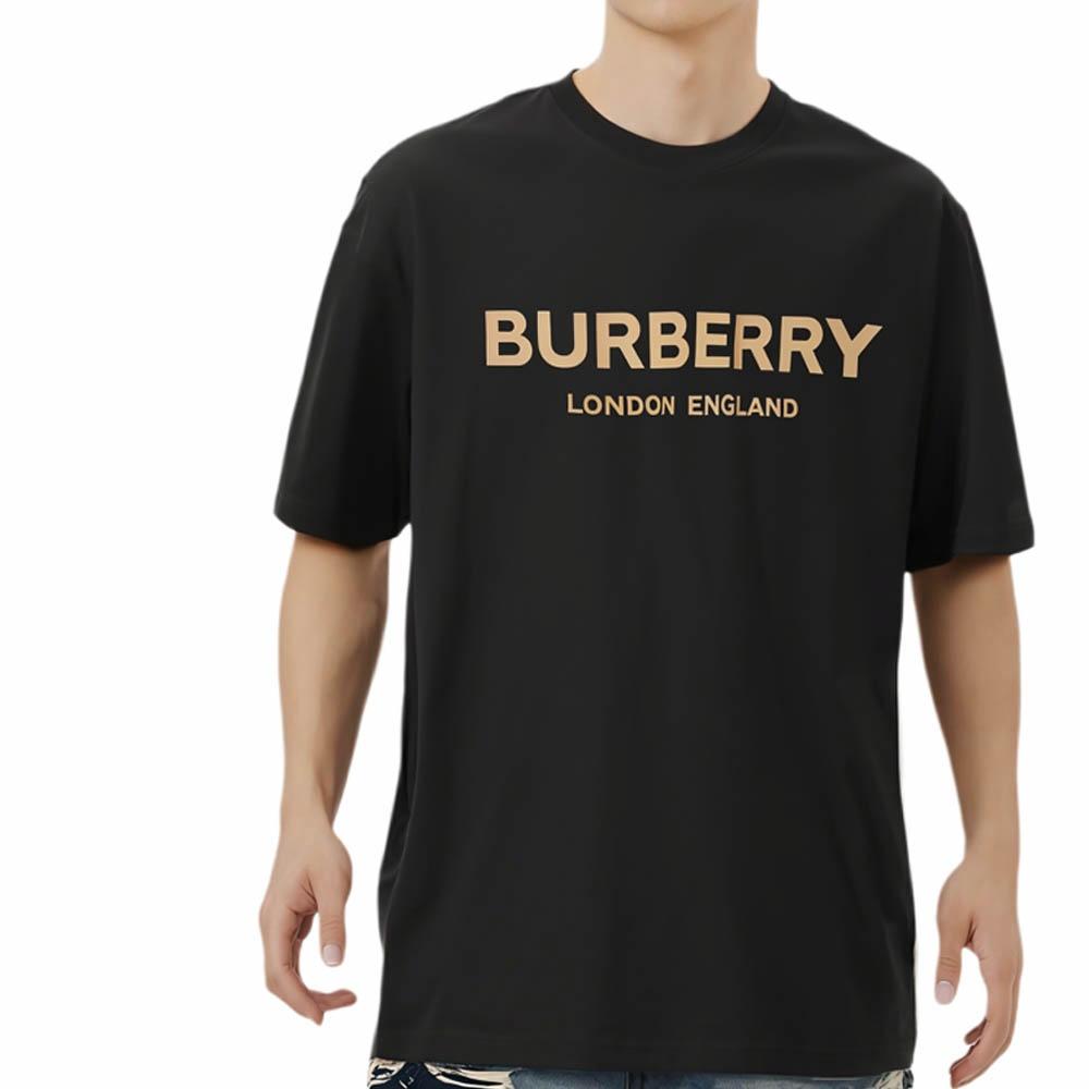 Burberry Kaos Logo Seri Huruf, Unisex, COD '"B-02