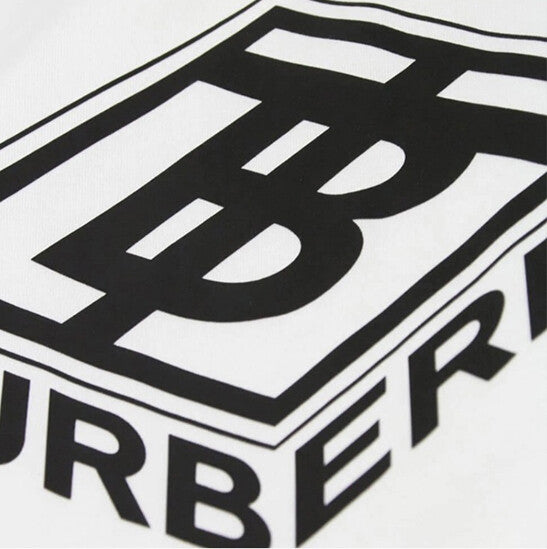 Burberry Kaos Logo Seri Huruf, Unisex, COD '"B-56