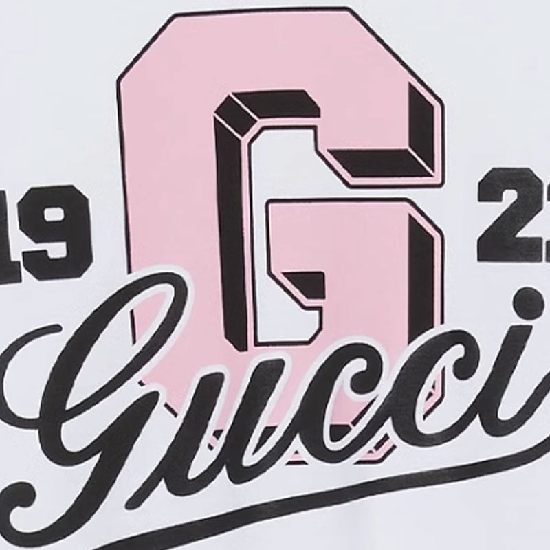 GUCCI Kaos Logo Seri Huruf, Unisex, COD '"  G-90