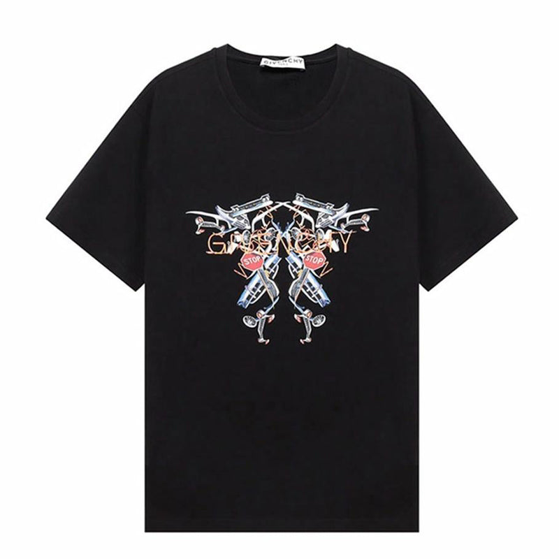 Kaos Givenchy Bermotif, Unisex -J-17
