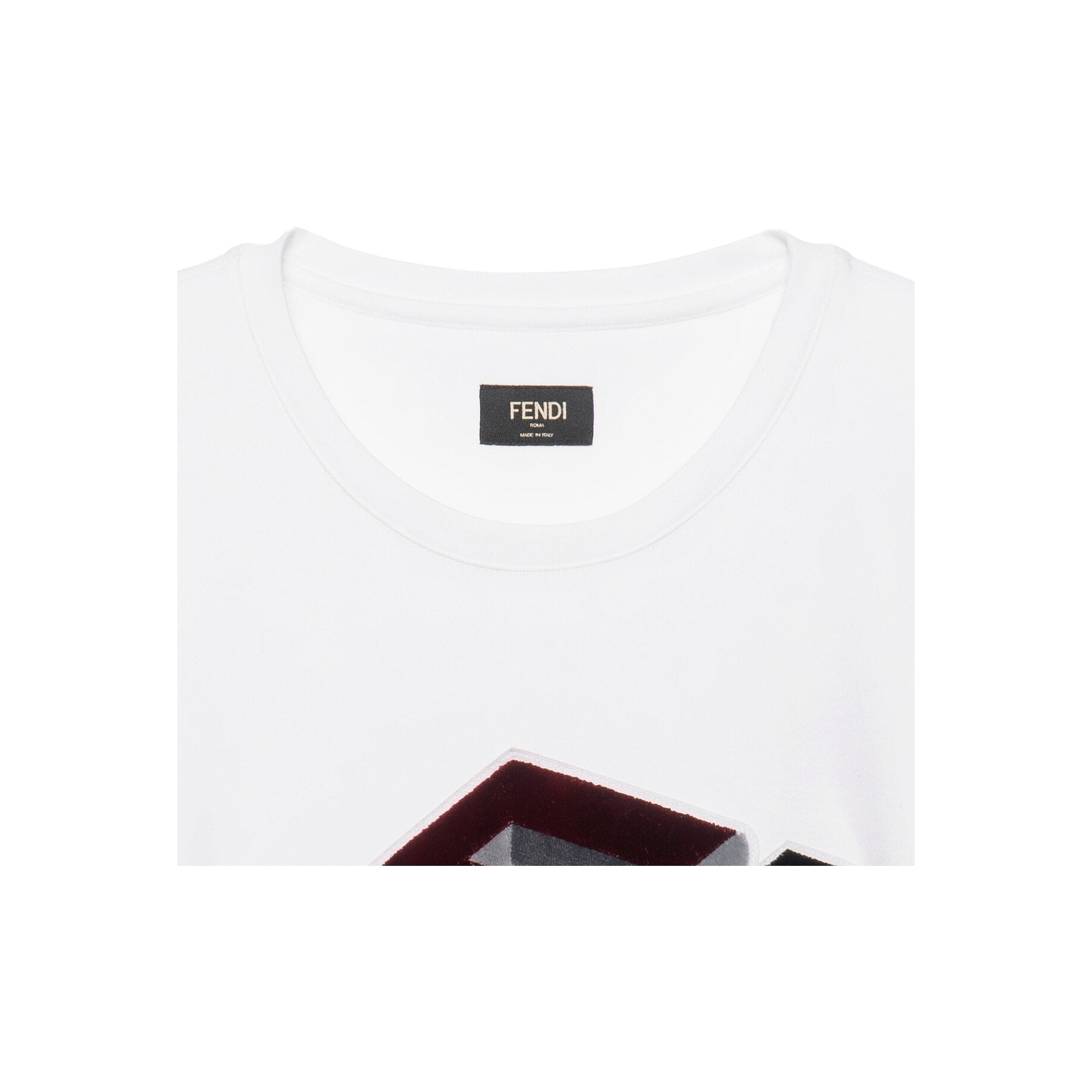 Kaos Pendek FENDI dengan Motif Gambar/Cetak, Cocok untuk Pria dan WanitaF-11