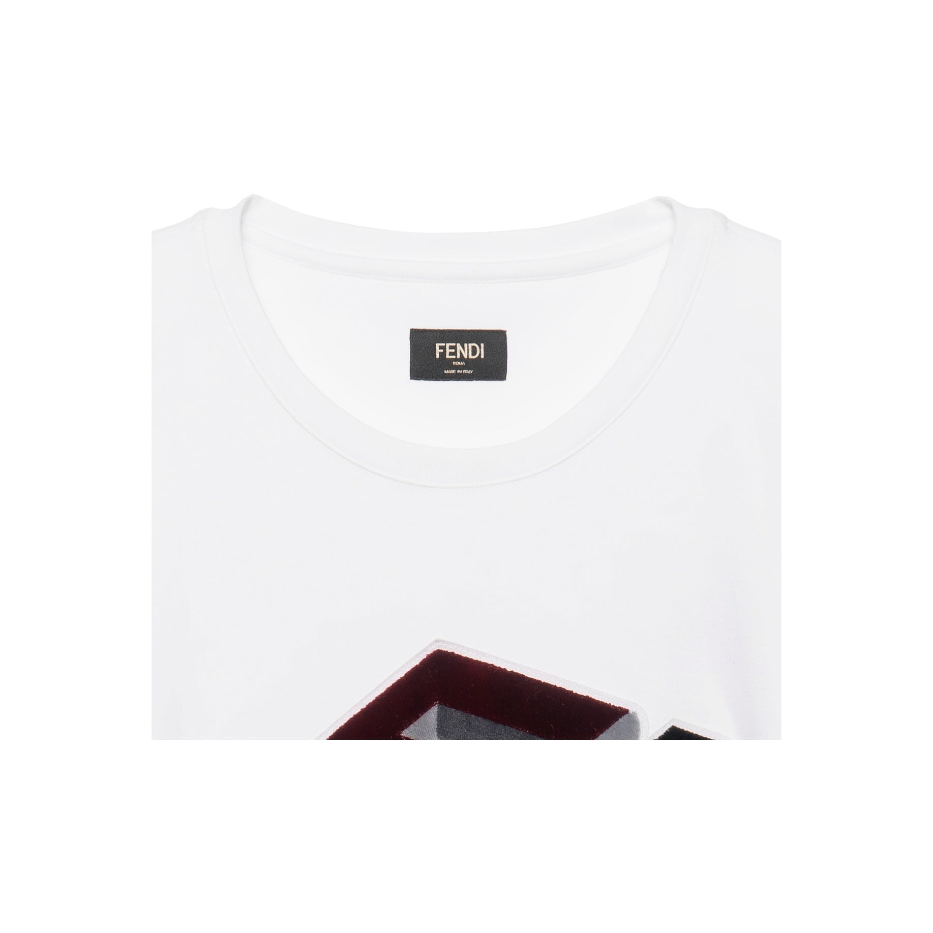 Kaos Pendek FENDI dengan Motif Gambar/Cetak, Cocok untuk Pria dan WanitaF-11