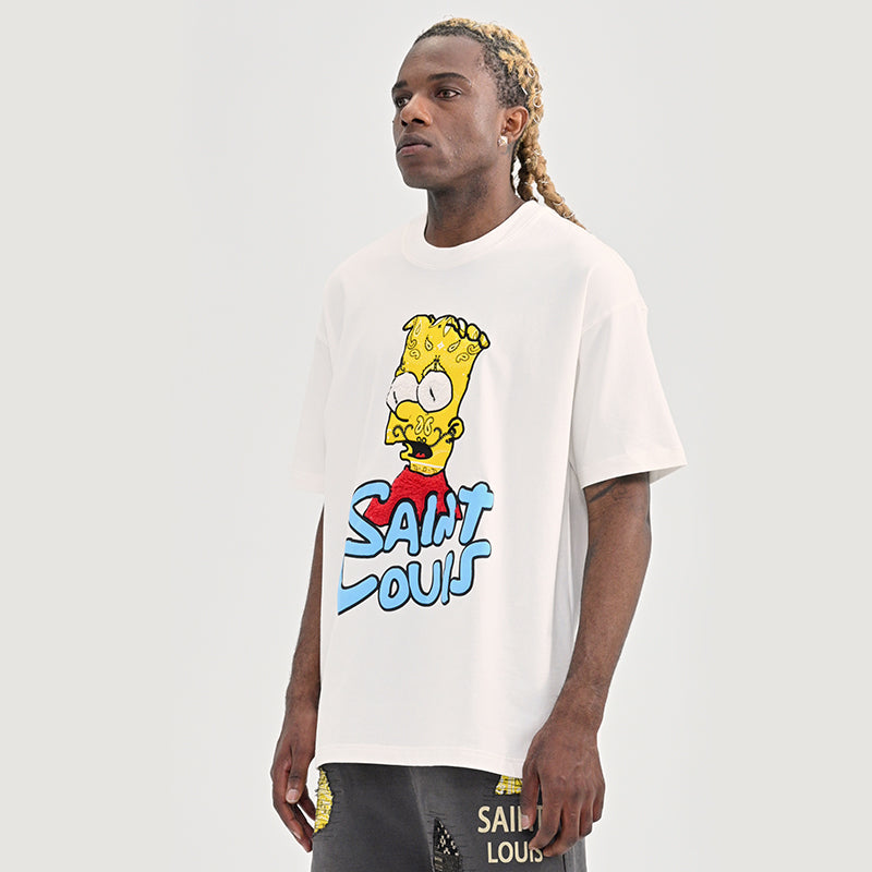 LV Kaos Logo Seri Huruf, Unisex, COD '-L-25