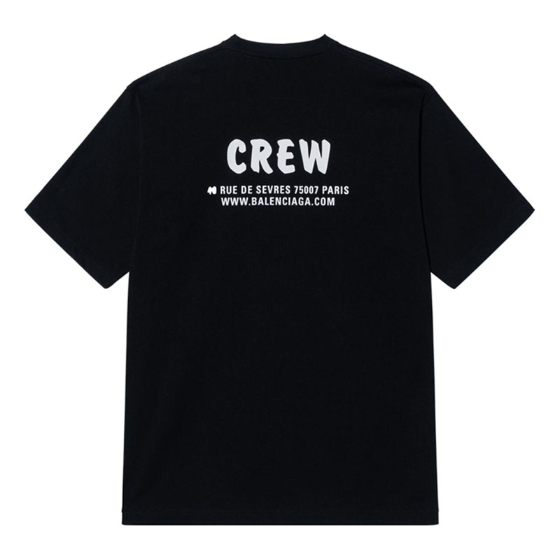 Kaos Pendek Balenciaga dengan Motif Gambar/Cetak, Cocok untuk Pria dan Wanita -BL-41