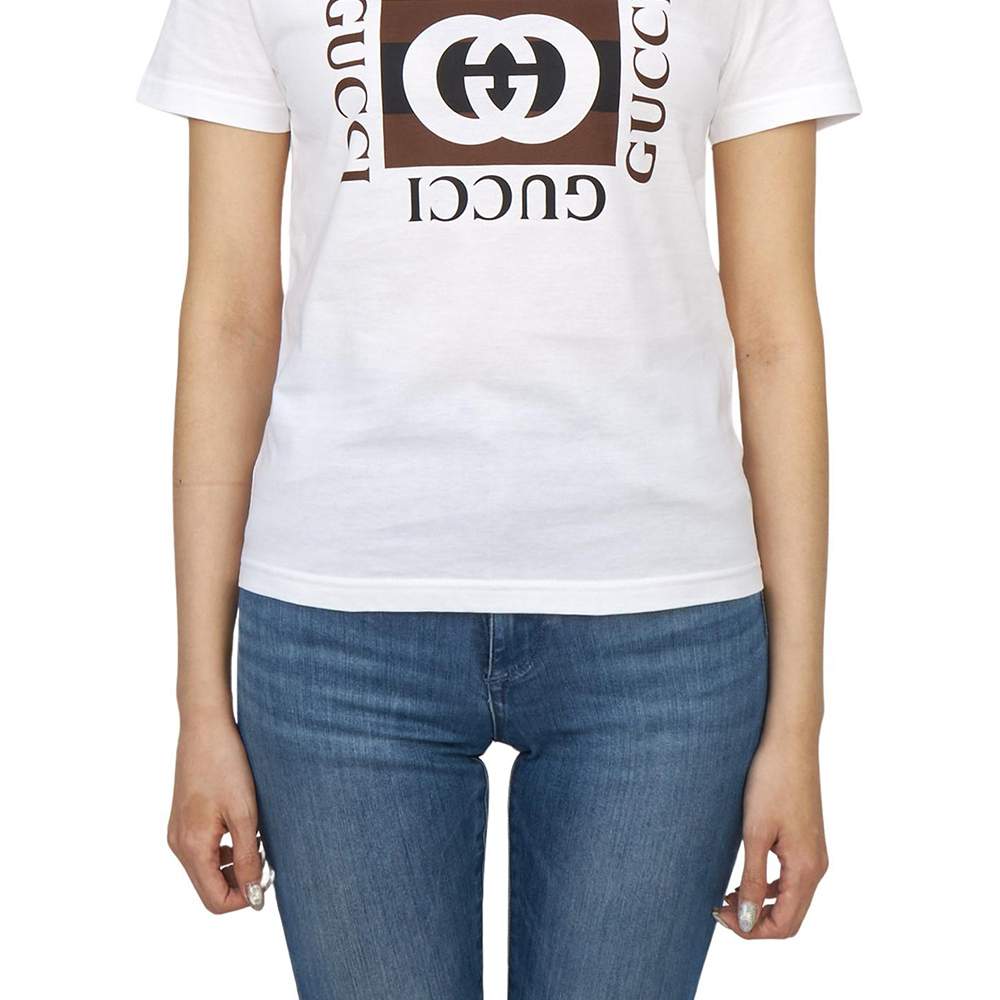 GUCCI Kaos Logo Seri Huruf, Unisex, COD '"    '"  G-34