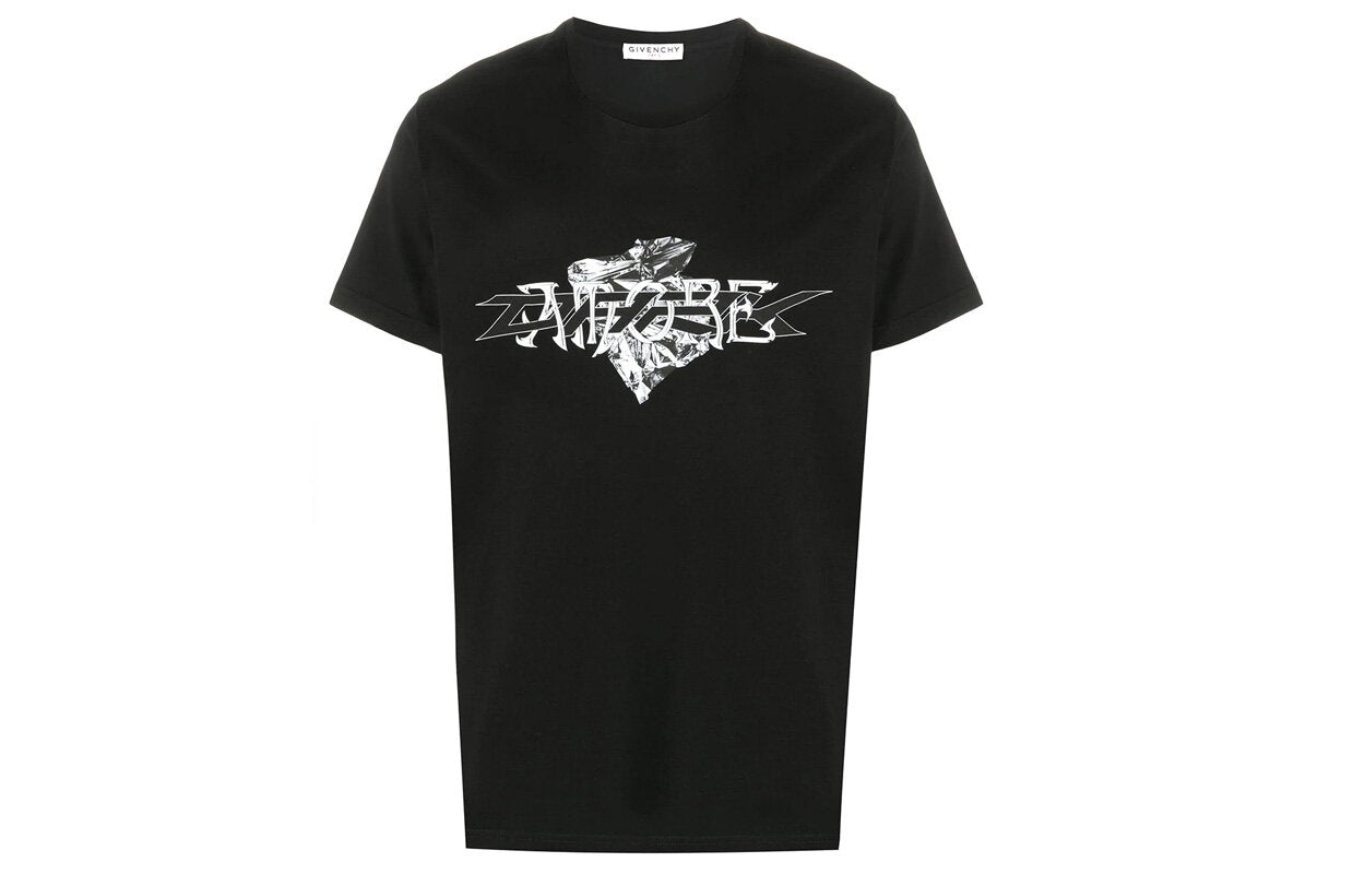 Kaos Givenchy Bermotif, Unisex -J-21