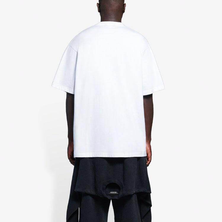 Kaos Pendek Balenciaga dengan Motif Gambar/Cetak, Cocok untuk Pria dan Wanita -BL-47