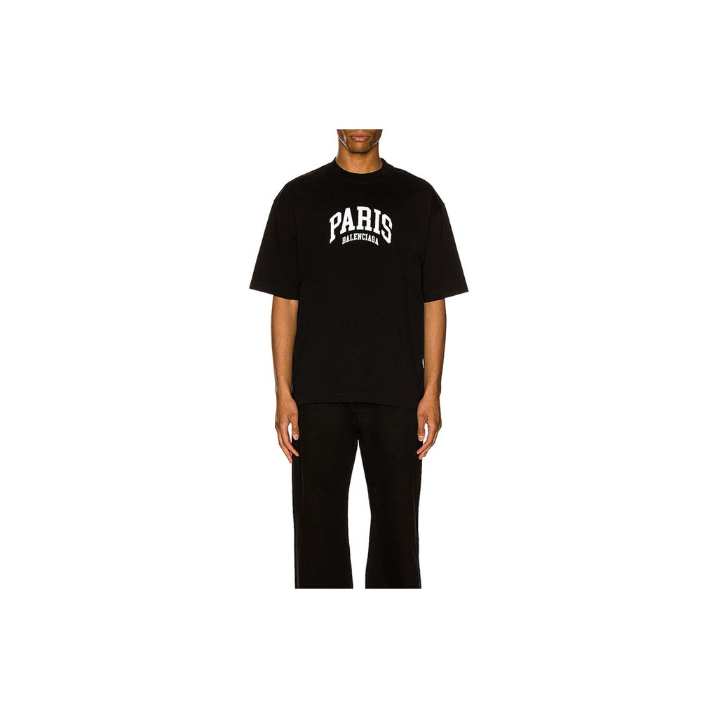 Kaos Pendek Balenciaga dengan Motif Gambar/Cetak, Cocok untuk Pria dan Wanita -BL-34