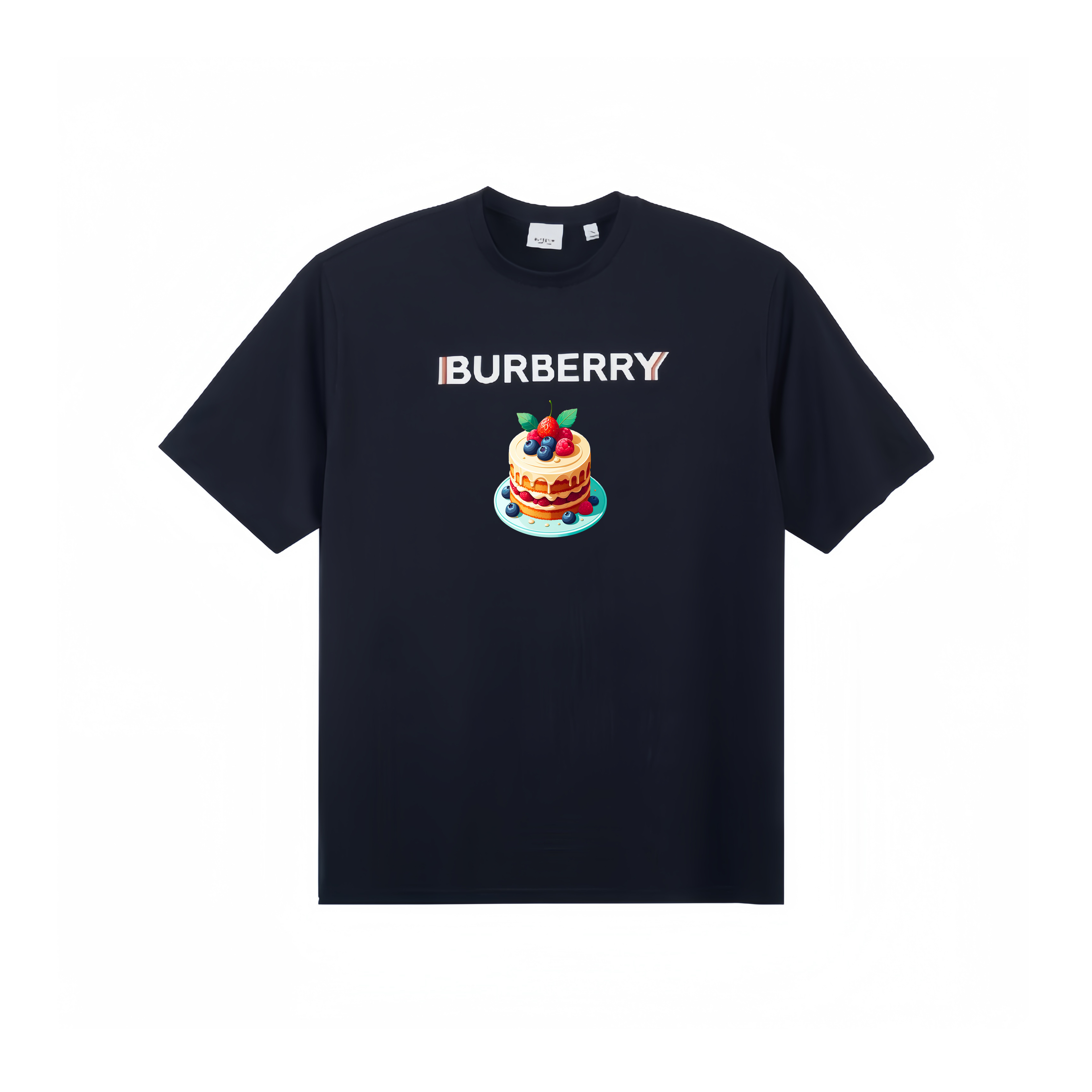 Burberry Kaos Logo Seri Huruf, Unisex, COD '"B-17