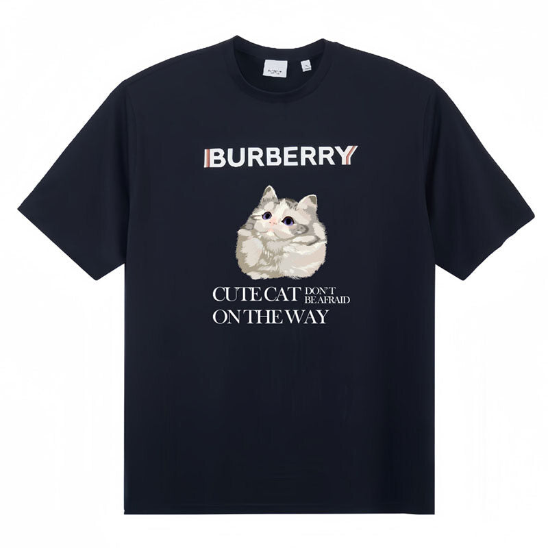 Burberry Kaos Logo Seri Huruf, Unisex, COD '"B-27