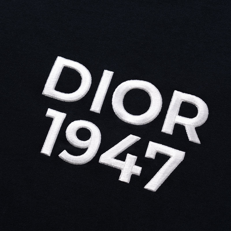 Kaos Pendek DIOR dengan Motif Gambar/Cetak, Cocok untuk Pria dan Wanita  -D-13