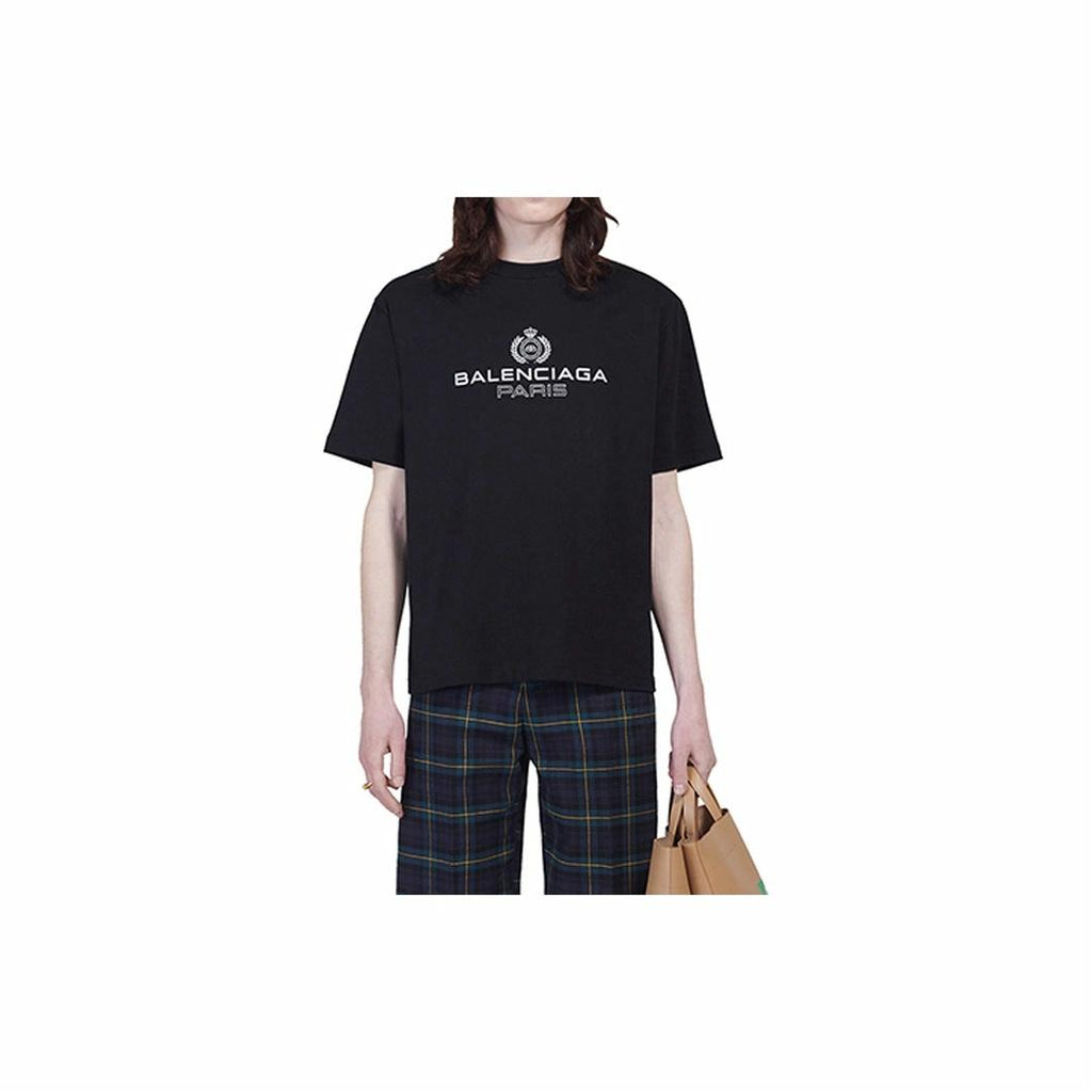 Kaos Pendek Balenciaga dengan Motif Gambar/Cetak, Cocok untuk Pria dan Wanita -BL-43