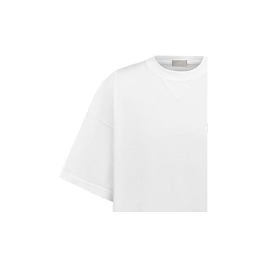 Kaos Pendek DIOR dengan Motif Gambar/Cetak, Cocok untuk Pria dan Wanita  -D-21