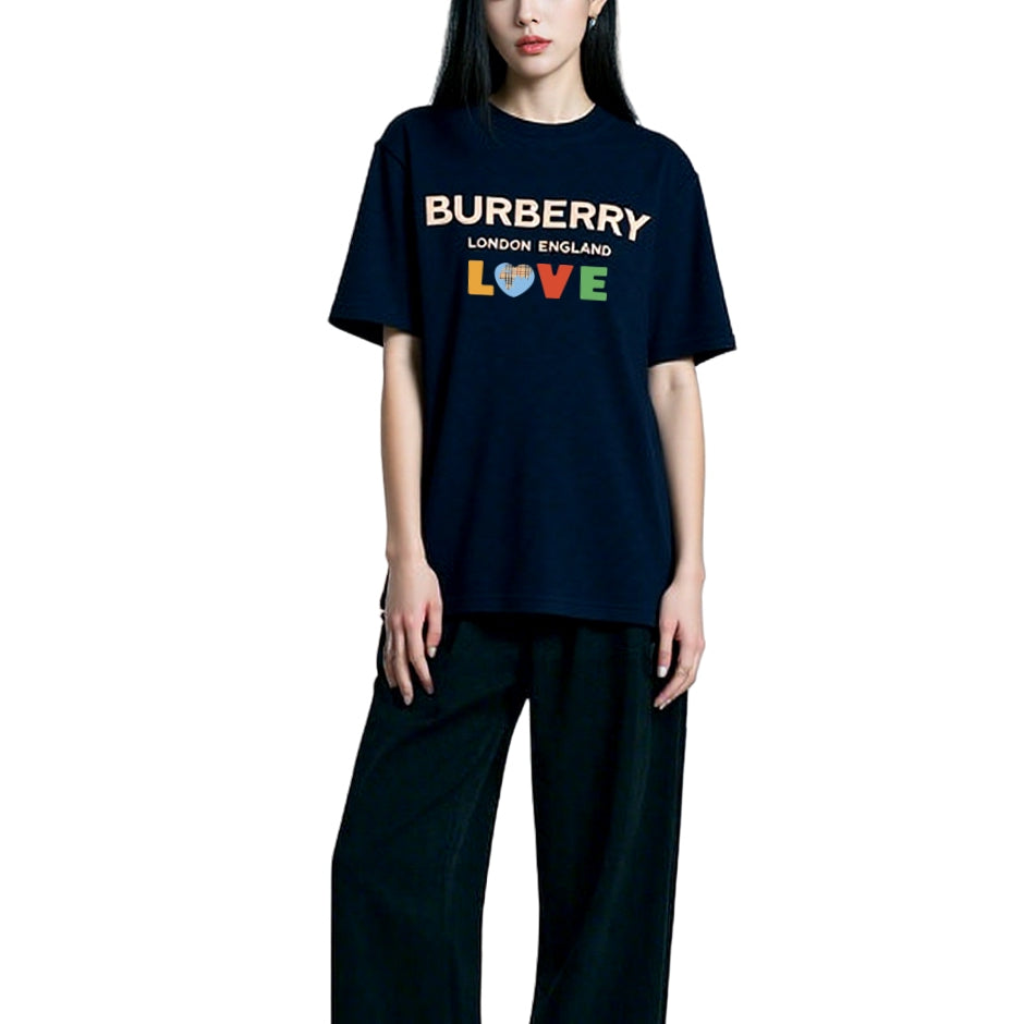 Burberry Kaos Logo Seri Huruf, Unisex, COD '"B-46