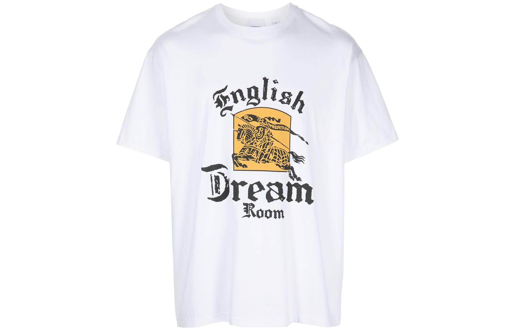 Burberry Kaos Logo Seri Huruf, Unisex, COD '"B-59