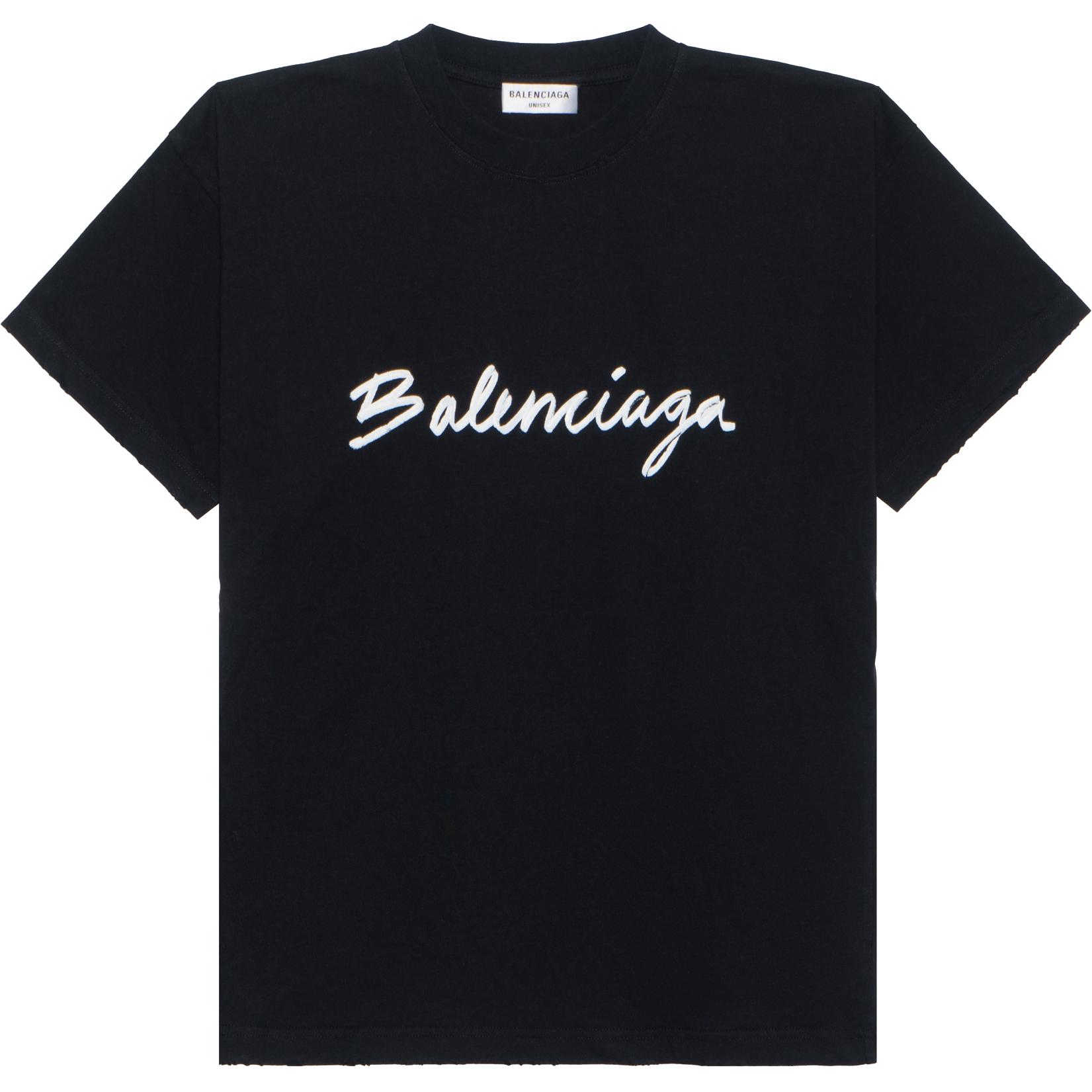 Kaos Pendek Balenciaga dengan Motif Gambar/Cetak, Cocok untuk Pria dan Wanita -BL-35