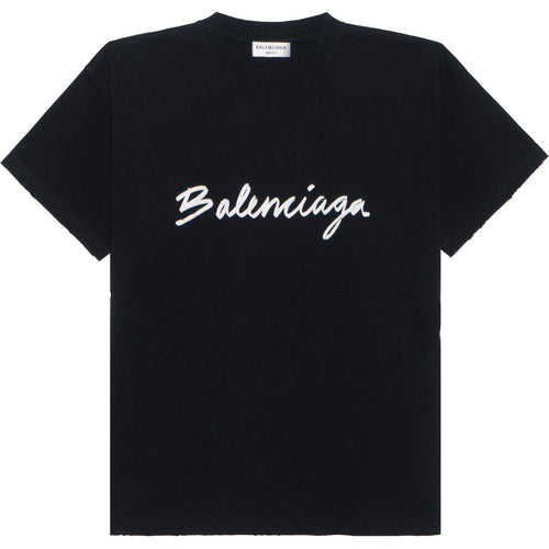 Kaos Pendek Balenciaga dengan Motif Gambar/Cetak, Cocok untuk Pria dan Wanita -BL-35