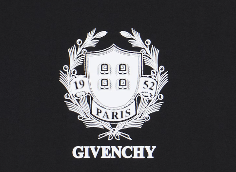 Kaos Givenchy Bermotif, Unisex -J-37