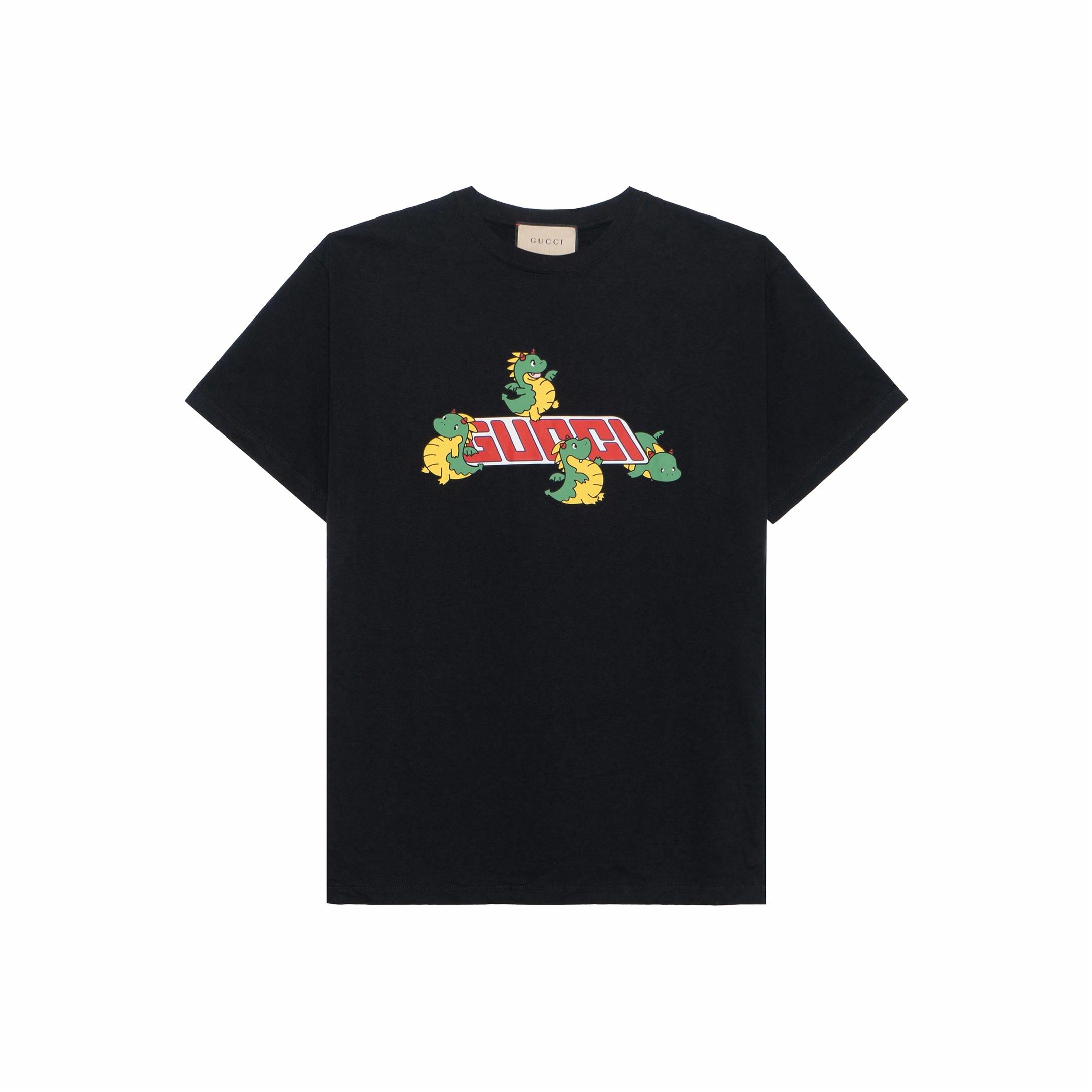 GUCCI Kaos Logo Seri Huruf, Unisex, COD '"    '"  G-15