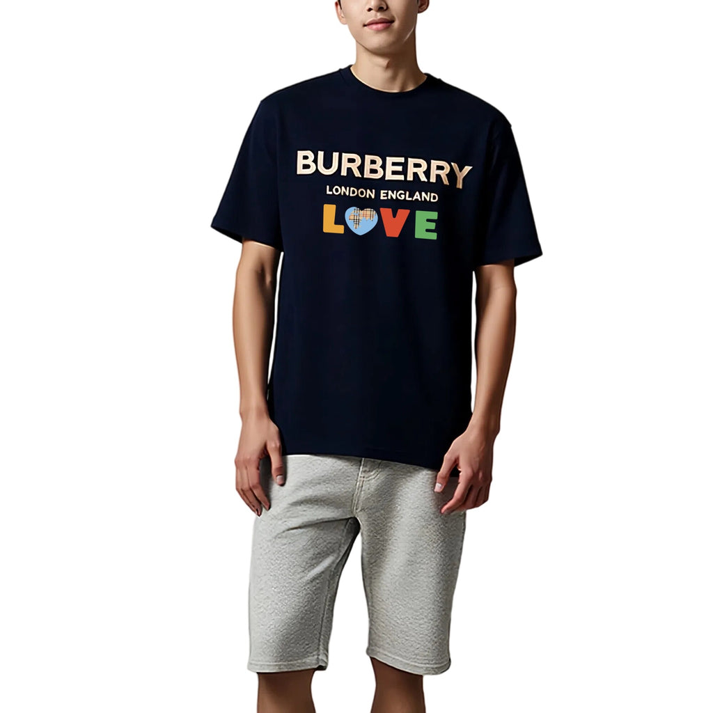 Burberry Kaos Logo Seri Huruf, Unisex, COD '"B-46